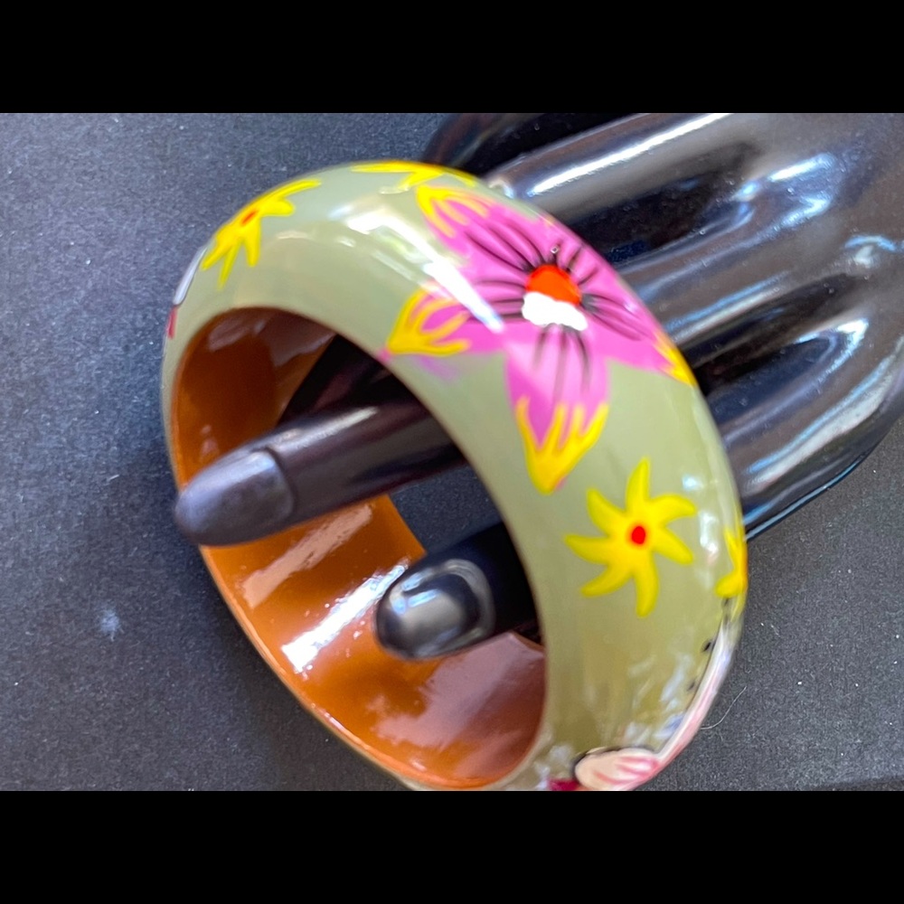 Painted Wooden Bangle